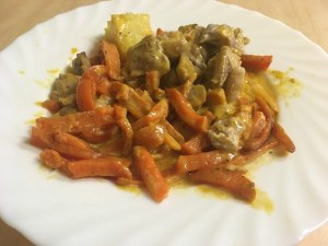 bataat kana hautatud ahjus