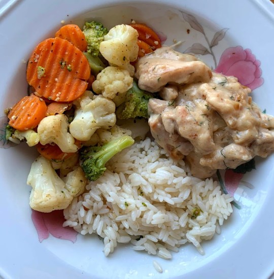 kana riis köögiviljad